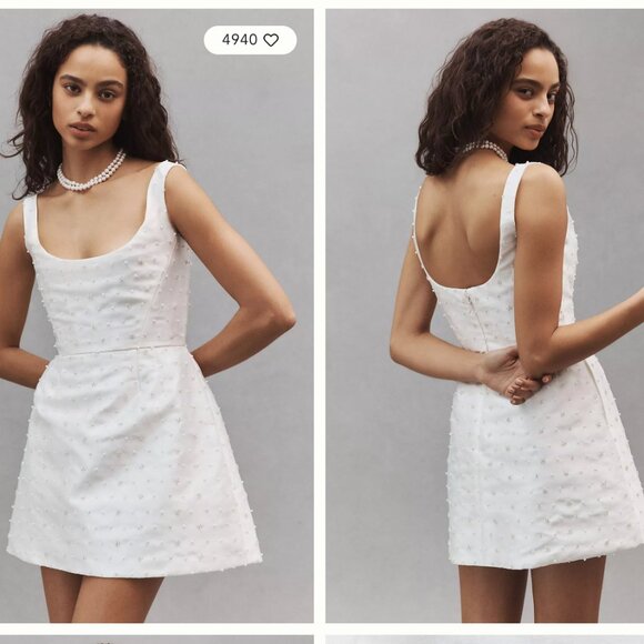 Watters Obsessed Scoop A-Line Mini Dress - Picture 2 of 3